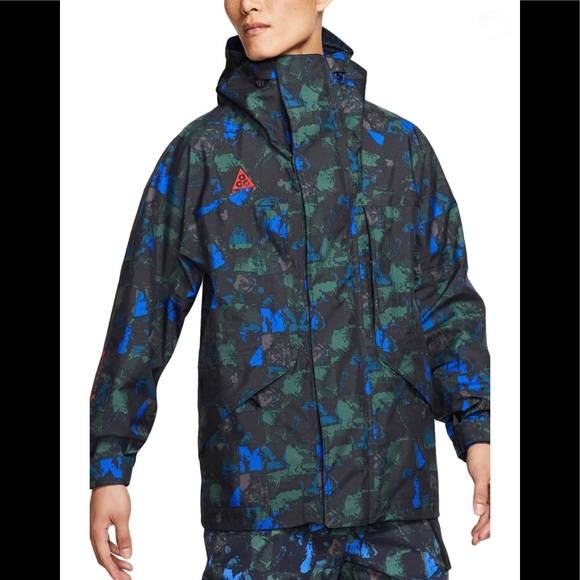Men’s Nike ACG Gore-Tex All Over Print Jacket Sz S - Picture 1 of 14